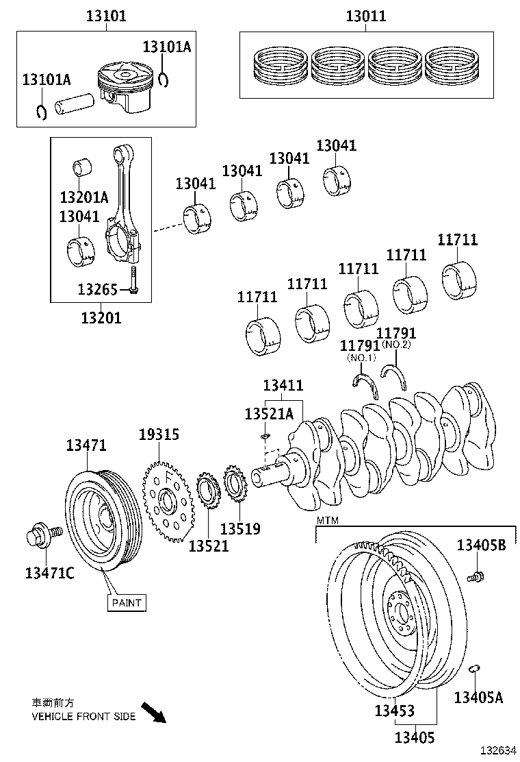 4501 LENKSAEULE UND LENKSPINDEL