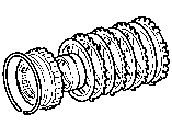 3509 BRAKE NO.3, 1ST & REVERSE BRAKE (ATM)