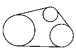 1605 COURROIE TRAPEZOIDALE