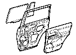 6755 REAR DOOR PANEL & GLASS