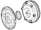 3502 TORQUE CONVERTER, FRONT OIL PUMP & CHAIN (ATM)