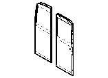 6763 SEPARATION DOOR PANEL & GLASS