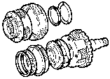 3510 PLANETARY GEAR, REVERSE PISTON & COUNTER GEAR(ATM)