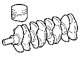 1301 CRANKSHAFT & PISTON