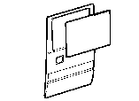 6759 PANEL Y VIDRIO DE LA PUERTA CENTRAL