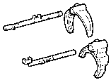 3307 GEAR SHIFT FORK & LEVER SHAFT (MTM)